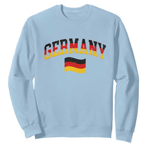 Vintage Germany Flag Sweatshirt Black Red Gold German Heritage Gift