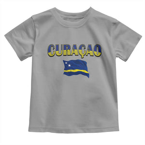 Vintage Curacao Flag Toddler T Shirt Dutch Caribbean Heritage Gift