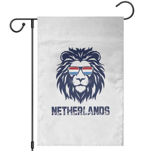 Cool Dutch Lion With Sunglasses Garden Flag Netherlands Pride Gift
