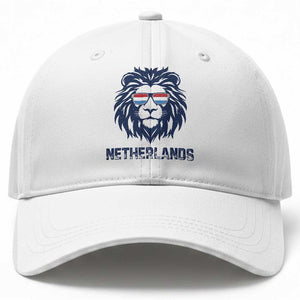 Cool Dutch Lion With Sunglasses Baseball Cap Netherlands Pride Gift