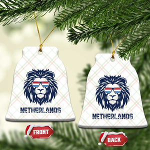 Cool Dutch Lion With Sunglasses Ceramic Ornament Netherlands Pride Gift