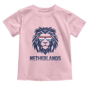 Cool Dutch Lion With Sunglasses Toddler T Shirt Netherlands Pride Gift