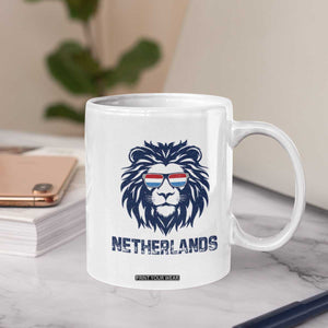 Cool Dutch Lion With Sunglasses Coffee Mug Netherlands Pride Gift