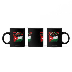 Vintage Jordan Pride Coffee Mug Proud Jordanian Roots Gift