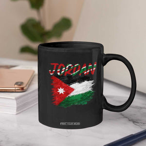 Vintage Jordan Pride Coffee Mug Proud Jordanian Roots Gift