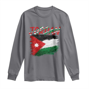 Vintage Jordan Pride Long Sleeve Shirt Proud Jordanian Roots Gift