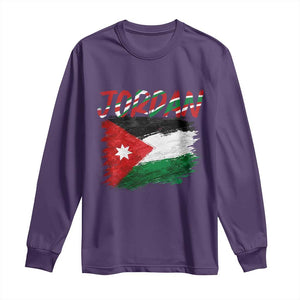 Vintage Jordan Pride Long Sleeve Shirt Proud Jordanian Roots Gift