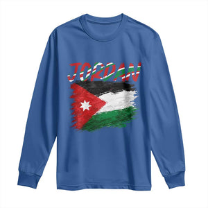 Vintage Jordan Pride Long Sleeve Shirt Proud Jordanian Roots Gift
