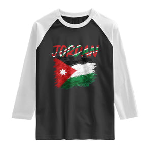 Vintage Jordan Pride Raglan Shirt Proud Jordanian Roots Gift