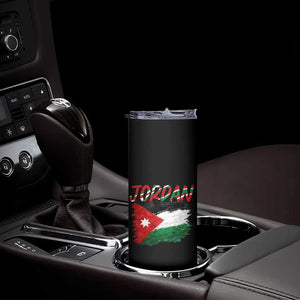 Vintage Jordan Pride Skinny Tumbler Proud Jordanian Roots Gift