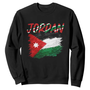 Vintage Jordan Pride Sweatshirt Proud Jordanian Roots Gift