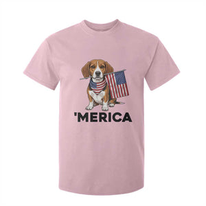 Patriotic Beagle Lover 4th Of July Dog T Shirt For Kid Merica Pride