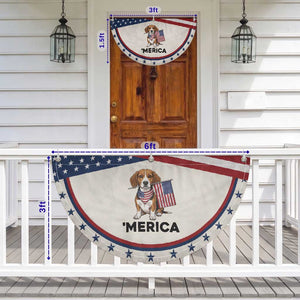 Beagle Lover 4th Of July Dog Patriotic Fan Flag Merica Pride