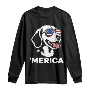 Funny Merica Beagle Lover 4th Of July Long Sleeve Shirt Patriotic Dog Gift