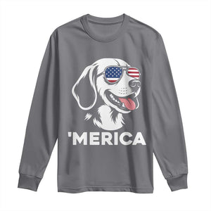 Funny Merica Beagle Lover 4th Of July Long Sleeve Shirt Patriotic Dog Gift