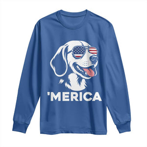 Funny Merica Beagle Lover 4th Of July Long Sleeve Shirt Patriotic Dog Gift