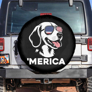 Funny Merica Beagle Lover 4th Of July Spare Tire Cover Patriotic Dog Gift
