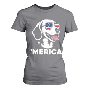 Funny Merica Beagle Lover 4th Of July T Shirt For Women Patriotic Dog Gift