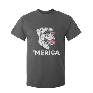 Patriotic Boxer Lover 4th Of July Dog T Shirt For Kid American Flag Merica Pride