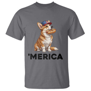 Funny Merica Corgi Lover 4th Of July T Shirt Patriotic Dog Gift