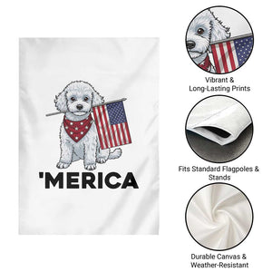 Merica Poodle Mom Dad Patriotic Gift Garden Flag 4th Of July Pride TS12 Print Your Wear