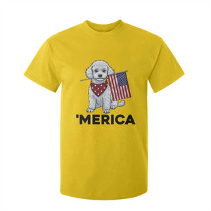 Merica Poodle Mom Dad Patriotic Gift T Shirt For Kid 4th Of July Pride