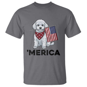Merica Poodle Mom Dad Patriotic Gift T Shirt 4th Of July Pride