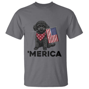 Merica Poodle Dog Lover Gift T Shirt Patriotic 4th Of July