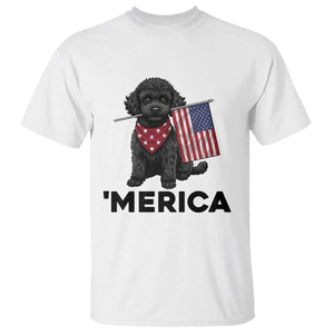 Merica Poodle Dog Lover Gift T Shirt Patriotic 4th Of July