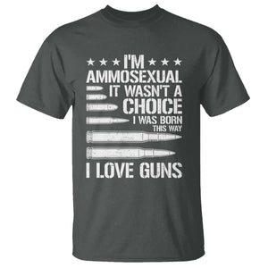Funny Im Ammosexual T Shirt American Freedom Second Amendment