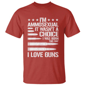 Funny Im Ammosexual T Shirt American Freedom Second Amendment