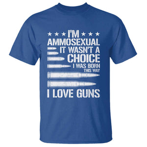 Funny Im Ammosexual T Shirt American Freedom Second Amendment