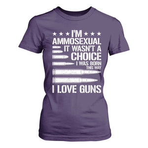 Funny Im Ammosexual T Shirt For Women American Freedom Second Amendment