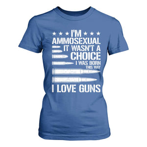 Funny Im Ammosexual T Shirt For Women American Freedom Second Amendment