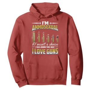 Funny Im Ammosexual Hoodie Second Amendment Patriotic Freedom Graphic