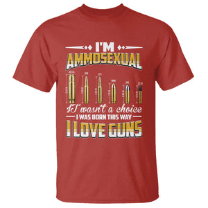 Funny Im Ammosexual T Shirt Second Amendment Patriotic Freedom Graphic