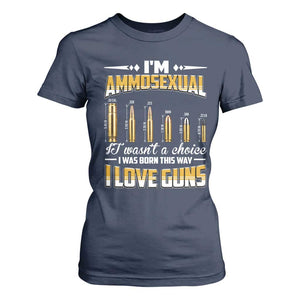 Funny Im Ammosexual T Shirt For Women Second Amendment Patriotic Freedom Graphic