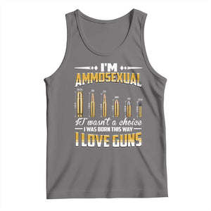 Funny Im Ammosexual Tank Top Second Amendment Patriotic Freedom Graphic