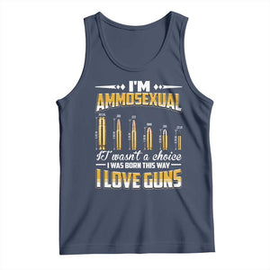 Funny Im Ammosexual Tank Top Second Amendment Patriotic Freedom Graphic
