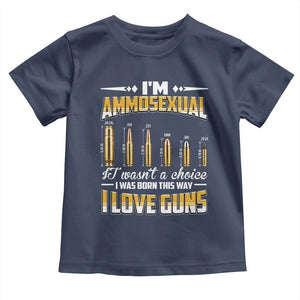 Funny Im Ammosexual Toddler T Shirt Second Amendment Patriotic Freedom Graphic