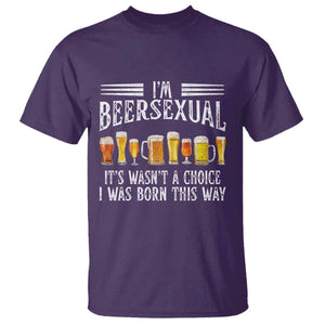 Funny Im Beersexual T Shirt Born This Way Beer Lover Graphic
