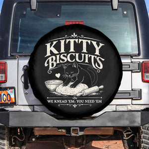 Kitty Biscuits We Knead Em You Need Em Spare Tire Cover Funny Black Cat Making Biscuits Baking