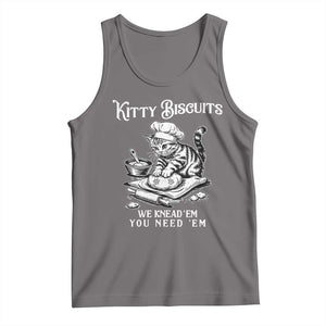 Funny Kitty Biscuits Bakery Tank Top We Knead Em You Need Em