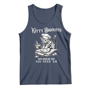 Funny Kitty Biscuits Bakery Tank Top We Knead Em You Need Em