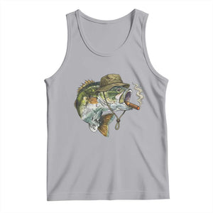 Funny Smoking Bass Fish Tank Top Bass Fishing Lover Graphic