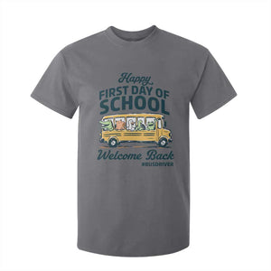 School Bus Driver Gift T Shirt For Kid Happy First Day Of School