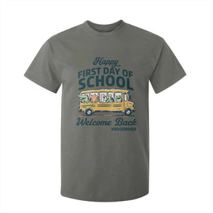 School Bus Driver Gift T Shirt For Kid Happy First Day Of School