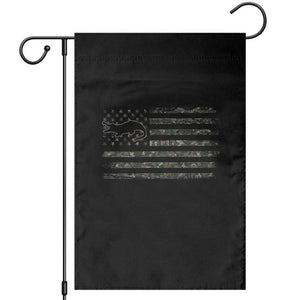 Alligator Hunting Camo American Flag Garden Flag Louisiana Bayou Hunter Gift