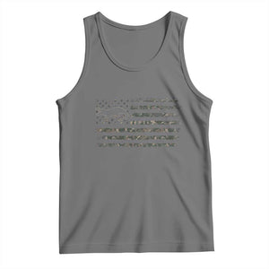 Alligator Hunting Camo American Flag Tank Top Louisiana Bayou Hunter Gift
