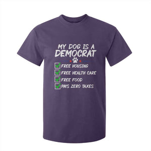 My Dog Is A Democrat T Shirt For Kid Funny Political Satire Graphic